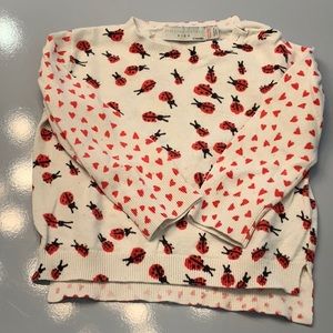 Baby girl Stella McCartney kids ladybug sweater